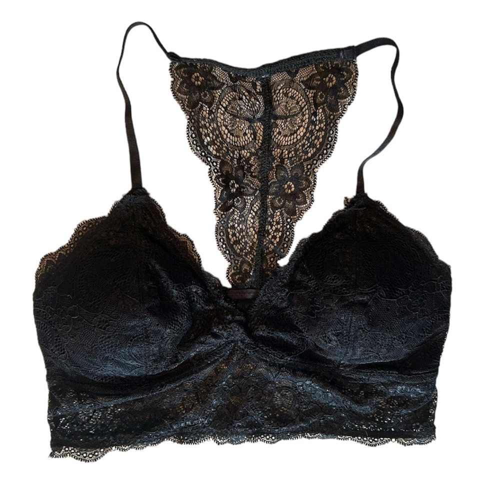 Black Lace Racerback Bralette